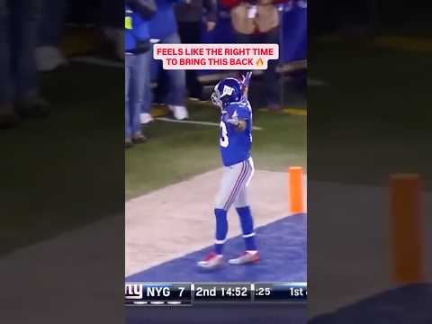 OBJ is BACK with the Giants🔥