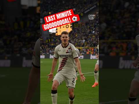 This last minute goal hit different! 😍😱