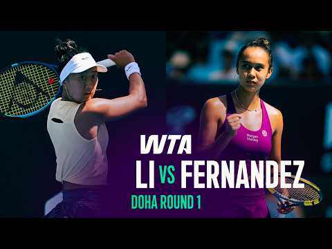 Ann Li vs. Leylah Fernandez | 2026 Doha Round 1 | WTA Match Highlights