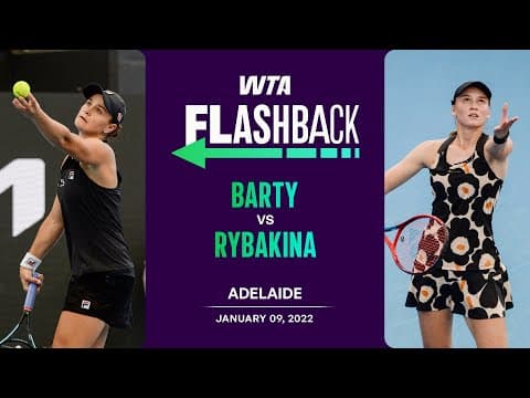 Ash Barty vs. Elena Rybakina | 2022 Adelaide Final | WTA Full Match
