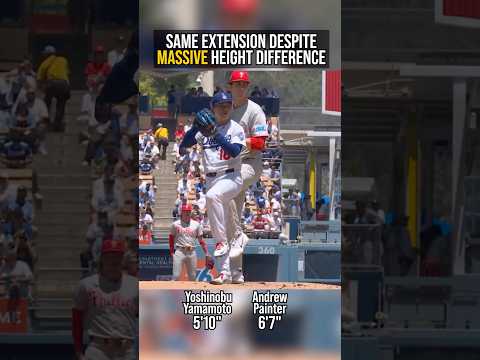 Painter (6'7") vs. Yamamoto (5'10") get the same extension...Despite a massive height difference.