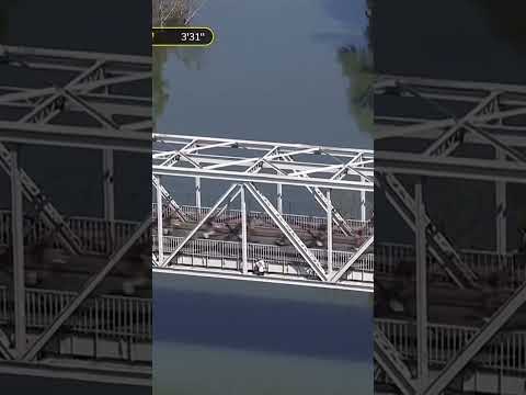 Commitment to the shot! 😅 This photographer at the Tour de Pologne is living on the edge 📸