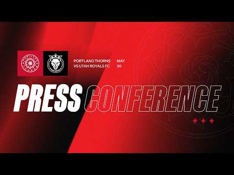 Press Conference: Thorns Draw at Home to Utah