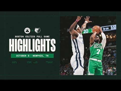 Extended Highlights: Boston Celtics defeat Memphis Grizzlies 121-103