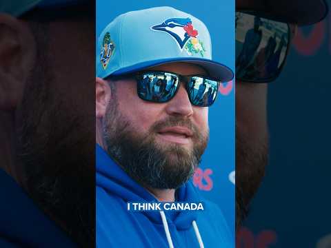 John Schneider is cheering for Team Canada at the Olympics 🇨🇦 #MLB #BlueJays #Olympics #Hockey