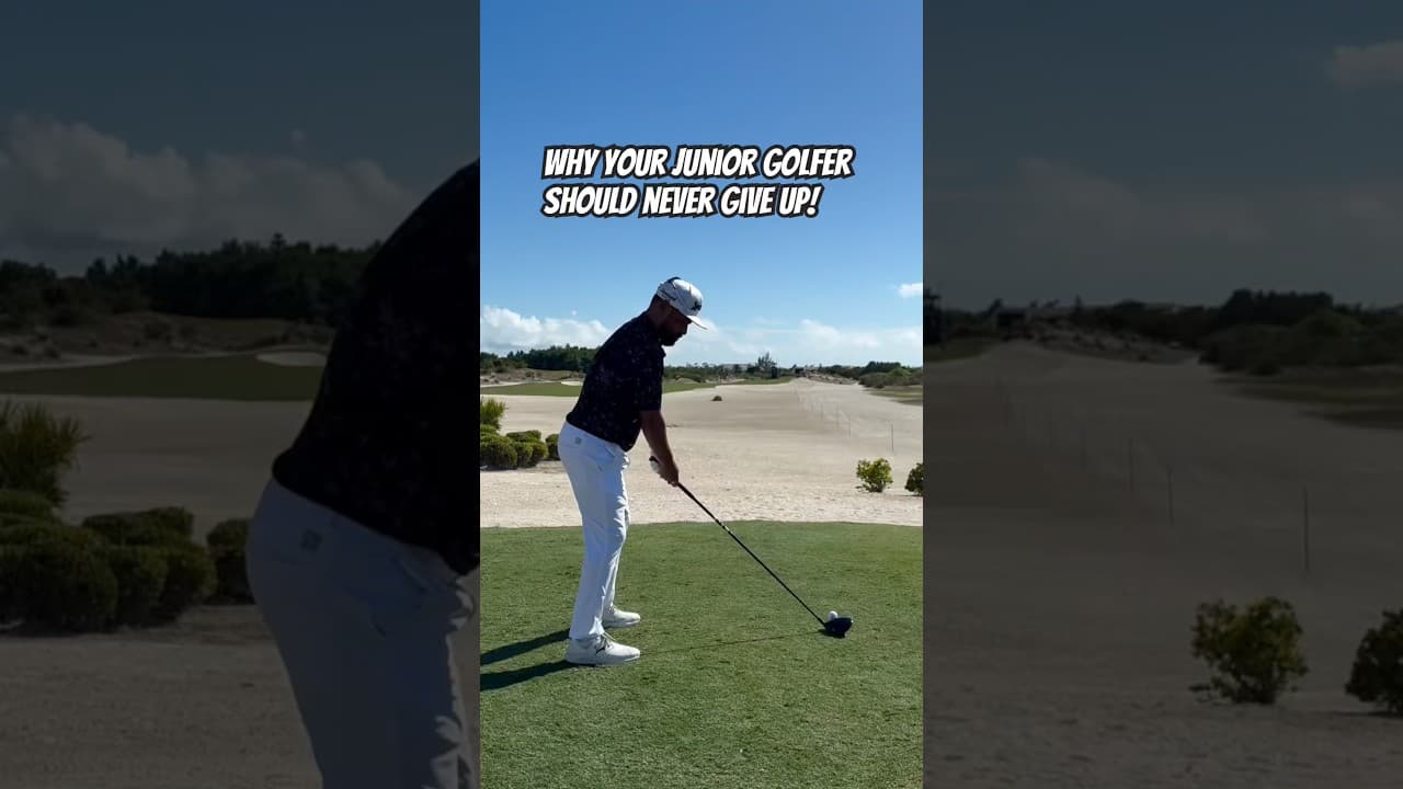 Don’t let your junior golfer quit…