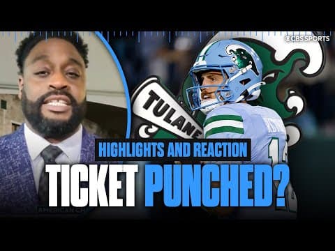 No. 20 Tulane holds off No. 24 North Texas to increase their CFP chances | Highlights & Reaction