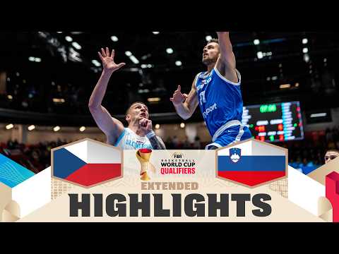 Czechia 🇨🇿 v Slovenia 🇸🇮 | Extended Highlights | FIBA Basketball World Cup 2027 European Qualifiers
