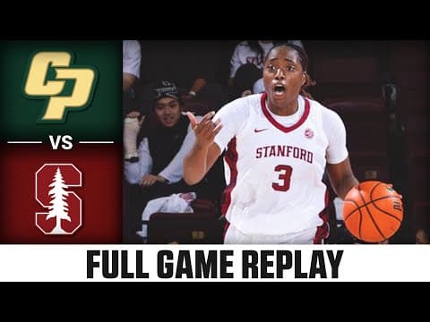 Cal Poly vs. Stanford Full Game Replay |  2025-26 ACC Women’s Basketball