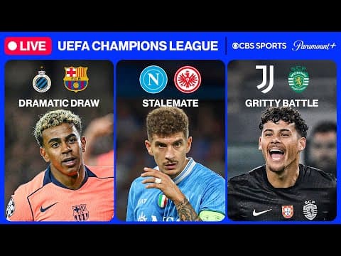 UEFA Champions League 24/7 ⭐ | MD4: Barça, Juventus & MORE | Tuesday 11/18 | CBS Sports Golazo