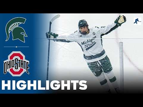 Michigan State vs Ohio State | NCAA College Hockey | Highlights - February 28, 2026