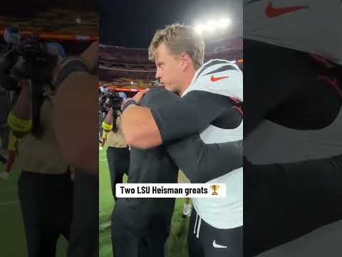 Preseason 🤝 LSU Heismans 👏 (via @bengals/TT)