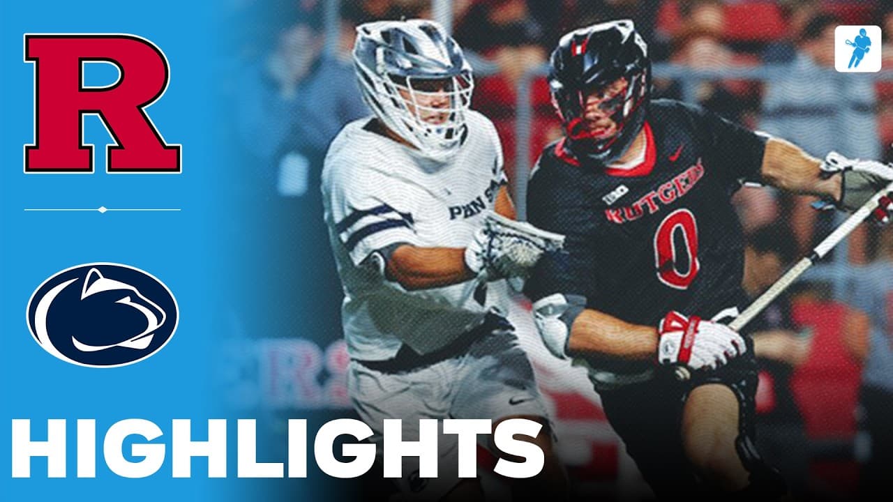 Rutgers vs Penn State | NCAA College Lacrosse | Highlights - April 17, 2026
