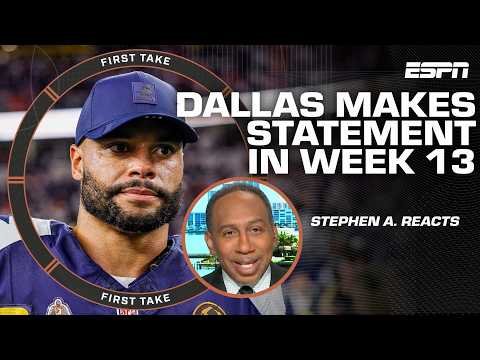 The Cowboys made a PROFOUND statement vs. Chiefs! - Stephen A. credits Dallas after win | First Take