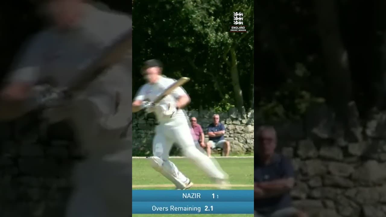 A tumbling caught and bowled from Paul McKeown.  #seniorscricket