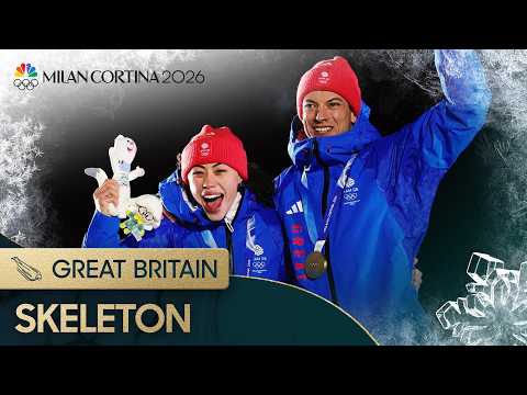 Stoecker, Weston RALLY to win gold for Team GB in team skeleton | Winter Olympics 2026 | NBC Sports