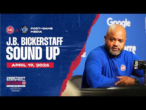 Post-Game Press Conference: J.B. Bickerstaff | Pistons vs. Magic | 04.19.26