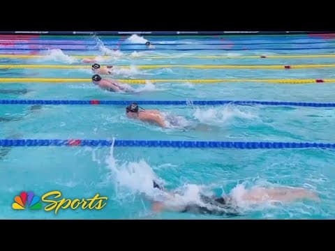 Gretchen Walsh sets THIRD Swimming World Cup record in 100m butterfly win | NBC Sports