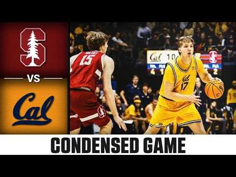 Stanford vs. Cal Condensed Game | 2025-26 ACC Men's Basketball