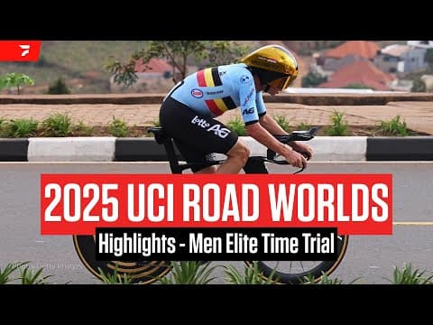 2025 UCI Road World Championships Men Elite Time Trial Highlights