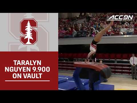 Stanford's Taralyn Nguyen Ties For 1st With A 9.900 on Vault | 2026 ACC Gymnastics