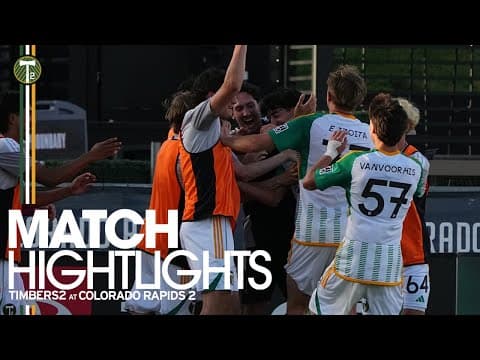 HIGHLIGHTS | Colorado Rapids 2 vs. Timbers2 | June 20, 2026