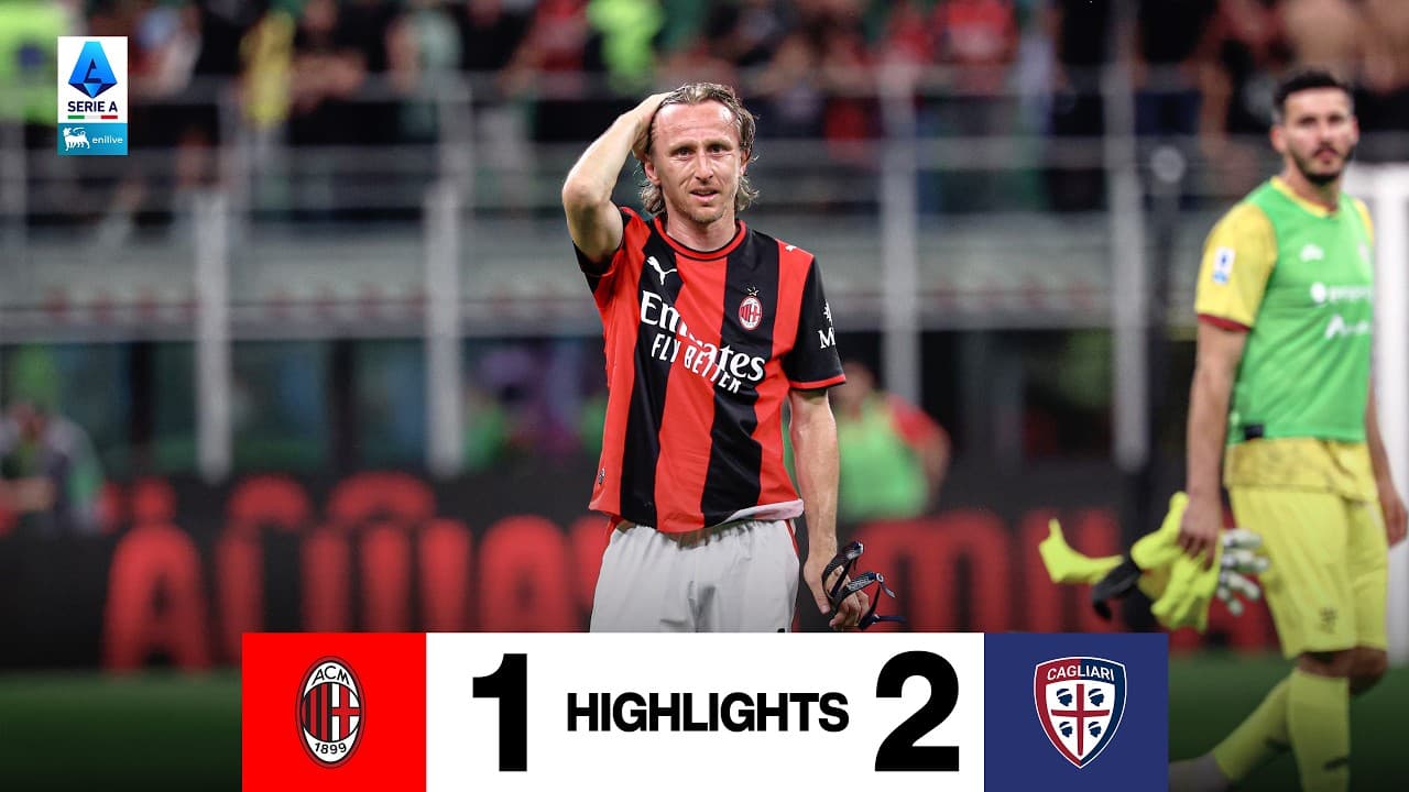 Saelemaekers la apre ma vincono i sardi | Milan - Cagliari 1-2 | Highlights Serie A
