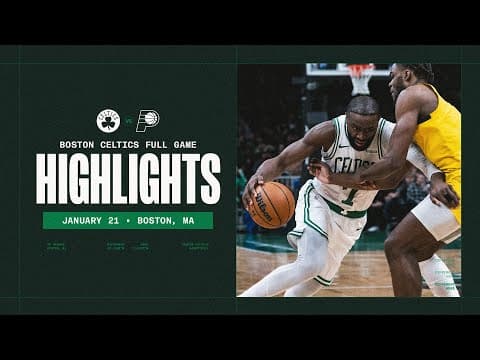 Boston Celtics get the win at home over the Indiana Pacers 119-104 | Extended Highlights