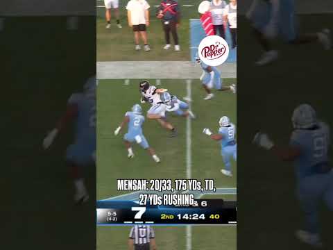 Darian Mensah delivers in his first Victory Bell game ✅ #duke #goduke #collegefootball #accfootball