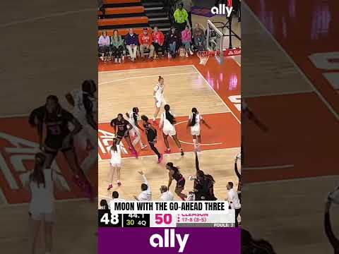 Georgia Tech and Clemson were BATTLING down the stretch in a 2OT thriller 🔥 @ally #basketball #wbb