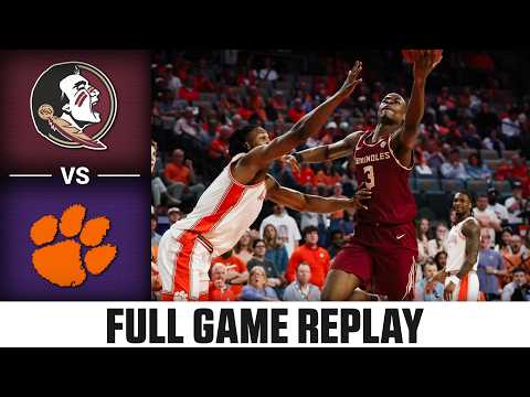 Florida State vs. Clemson Full Game Replay | 2025-26 ACC Men's Basketball