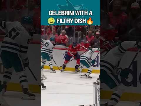 Celebrini’s Through-the-Legs DIME 🤯