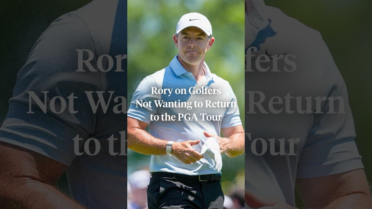 Rory McIlroy shared his thoughts on golfers saying they’d prefer to not return to the PGA Tour
