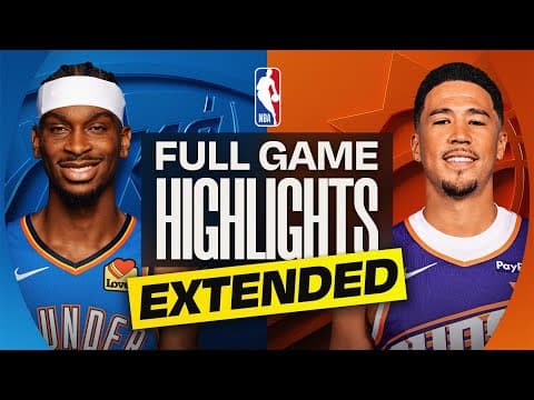 EXTENDED: THUNDER at SUNS | FULL GAME HIGHLIGHTS | January 4, 2026