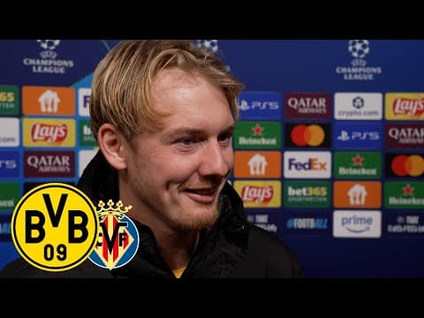 Brandt, Anton & Nmecha after BVB - Villarreal 4:0
