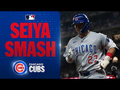 Seiya SMASH! 💥 Seiya Suzuki crushes a two-run home run for the Cubs! 🐻 (419 feet, 110.2 MPH 💪)