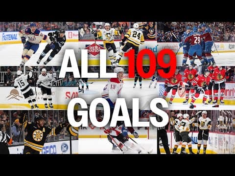 Watch ALL 109 GOALS from 2025 NHL Frozen Frenzy