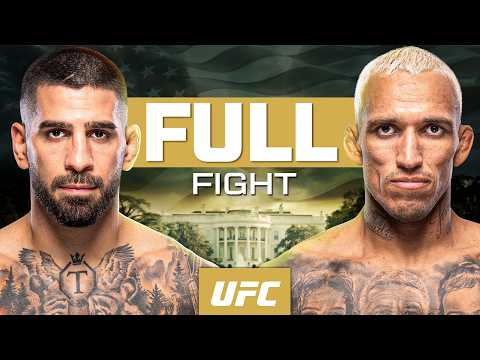 Ilia Topuria vs Charles Oliveira | FULL FIGHT | UFC Freedom 250