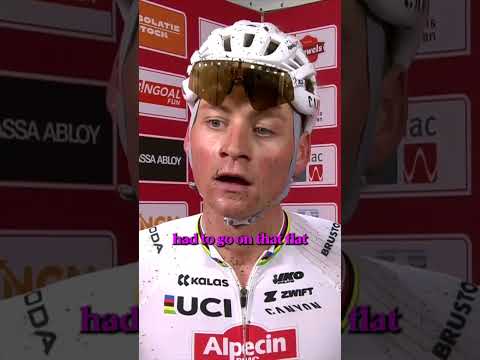 “After the first one, I was extra cautious, but it still happened again!” Mathieu van der Poel  🎤