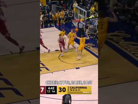 First career double-double for Okorie🔥 #stanford #gostanford #accbasketball #collegebasketball #cbb