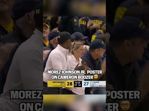 EMPHATIC DUNK FOR MICHIGAN AGAINST DUKE 😤