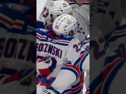 JONNY ON THE SPOT 🧹 #jonnybrodzinski #nyr #nhl #hockey #goal