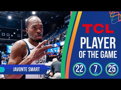 Javonte Smart (22 PTS) | TCL Player Of The Game | USA 🇺🇸 vs BRA 🇧🇷 | FIBA AmeriCup 2025