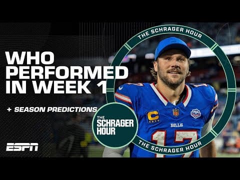 Peter Schrager sees WHO winning the Super Bowl? + Week 1 takeaways 👀 I The Schrager Hour
