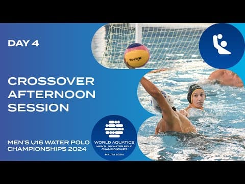 Afternoon Session | Pool B | Day 4 | World Aquatics Men’s U16 Water Polo Championships 2024