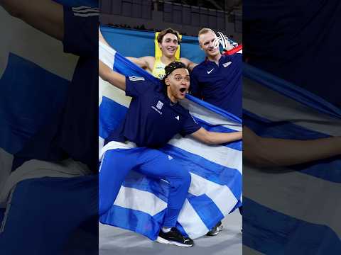 Pole vault’s favourite bromance 🇸🇪💙🇬🇷#EuropeanAthletics #athletics #europeansports #sports