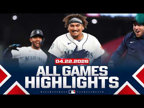 Highlights from ALL GAMES on 4/22 (Cubs win 8th straight, Munetaka Murakami homers AGAIN, MORE!)