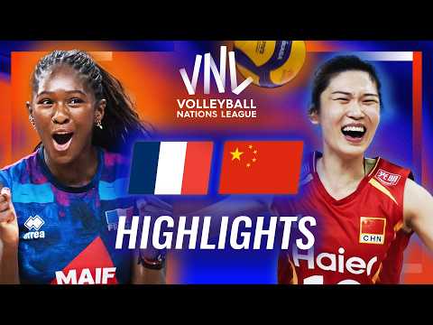 France 🇫🇷 vs. China 🇨🇳 - Highlights | Week 2 | Women's VNL 2026