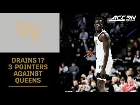 Wake Forest Drains 17 3-Pointers Against Queens