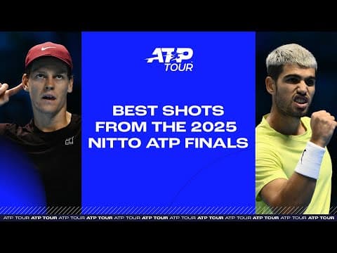 Sinner Mania; Alcaraz Wizardry & More | Best Shots & Rallies From The 2025 Nitto ATP Finals